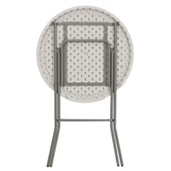 Flash Furniture 2.63-Foot Round Granite White Plastic Bar Height Folding Table 9 Flash Furniture 2.63-Foot Round Granite White Plastic Bar Height Folding Table -Flash Furniture Shop GUEST 9f8847b2 2c4c 49e2 9d46 60c0d66caf7a