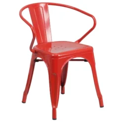 Flash Furniture Commercial Grade Metal Indoor-Outdoor Chair With Arms -Flash Furniture Shop GUEST 9fdfccdd 0cbe 409f b7f1 9a445eb459ae
