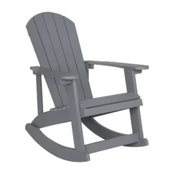 Flash Furniture Savannah All-Weather Poly Resin Wood Adirondack Rocking Chair With Rust Resistant Stainless Steel Hardware -Flash Furniture Shop GUEST a0b163f5 ac13 4e95 bd6f 9993abb1745d