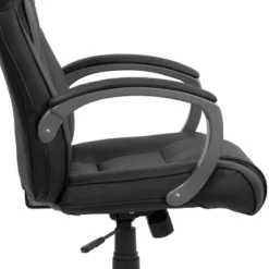 Flash Furniture High Back Black LeatherSoft Executive Swivel Office Chair With Titanium Nylon Base And Loop Arms -Flash Furniture Shop GUEST a0d8c90d 5b17 47d9 8be3 39b833284120