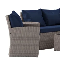 Flash Furniture Aransas Series 4 Piece Patio Set With Back Pillows And Seat Cushions -Flash Furniture Shop GUEST a1396f54 a771 45e2 a398 63a09a076aca