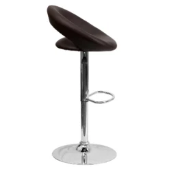 Flash Furniture Contemporary Vinyl Rounded Orbit-Style Back Adjustable Height Barstool With Chrome Base -Flash Furniture Shop GUEST a1d4db50 2014 4161 b9f6 9f1eb8ba091e