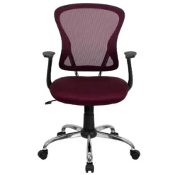Flash Furniture Mid-Back Mesh Swivel Task Office Chair With Chrome Base And Arms -Flash Furniture Shop GUEST a21f333a c37f 4edd bbb7 9ea5212e0a53