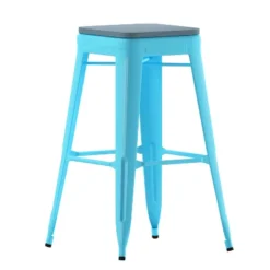 Flash Furniture Cierra Set Of 4 Commercial Grade 30" High Backless Metal Indoor Bar Height Stools With All-Weather Poly Resin Seats 25 Flash Furniture Cierra Set Of 4 Commercial Grade 30" High Backless Metal Indoor Bar Height Stools With All-Weather Poly Resin Seats -Flash Furniture Shop GUEST a264a558 5938 4d57 bb3c c895f1cddfc7