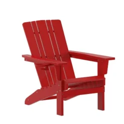 Flash Furniture Halifax Adirondack Chair With Cup Holder, Weather Resistant HDPE Adirondack Chair -Flash Furniture Shop GUEST a288c92f ca22 47b8 aabe 2dffc253a536