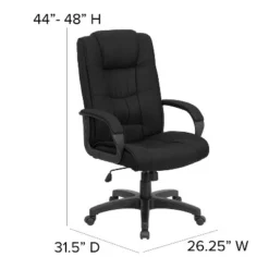 Flash Furniture High Back Multi-Line Stitch Upholstered Executive Swivel Office Chair With Arms -Flash Furniture Shop GUEST a31ece8a 4af9 47fb 800b 9436a4433170