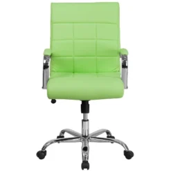 Flash Furniture Mid-Back Vinyl Executive Swivel Office Chair With Chrome Base And Arms -Flash Furniture Shop GUEST a3b51b65 0702 45cc 963e d551372dc15a