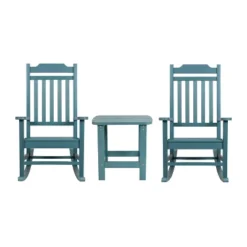 Flash Furniture Set Of 2 Winston All-Weather Poly Resin Rocking Chairs With Accent Side Table 25 Flash Furniture Set Of 2 Winston All-Weather Poly Resin Rocking Chairs With Accent Side Table -Flash Furniture Shop GUEST a461980b c1cd 4f9d 9313 09256eee0a48