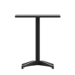 Flash Furniture Mellie 23.5'' Square Aluminum Indoor-Outdoor Table With Base -Flash Furniture Shop GUEST a59f1c79 429b 4029 bcba c3d5000bcc06
