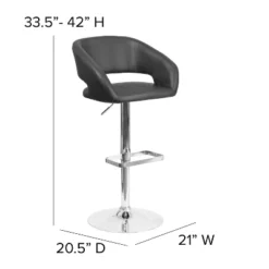 Flash Furniture Contemporary Vinyl Adjustable Height Barstool With Rounded Mid-Back 22 Flash Furniture Contemporary Vinyl Adjustable Height Barstool With Rounded Mid-Back -Flash Furniture Shop GUEST a5e8593f e96c 4e4c 9449 6a0e2a069cb1