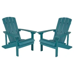 Flash Furniture Set Of 2 Charlestown All-Weather Poly Resin Wood Adirondack Chairs -Flash Furniture Shop GUEST a5fb80aa 18a0 4ac8 9265 911d7ebb2d9e