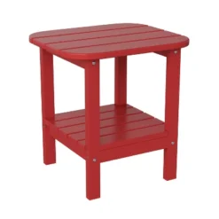 Flash Furniture Newport HDPE 2-Tier Adirondack Side Table - All-Weather - Indoor/Outdoor -Flash Furniture Shop GUEST a69d9966 3b72 4b1b 97de 048d6f82f528
