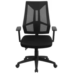 Flash Furniture High Back Black Mesh Multifunction Swivel Ergonomic Task Office Chair With Adjustable Arms -Flash Furniture Shop GUEST a8101c8a f0a9 4a85 992a e0d4cfeae434