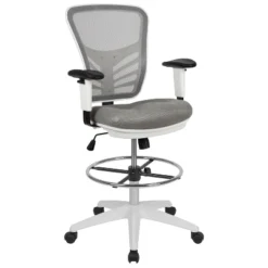 Flash Furniture Mid-Back Mesh Ergonomic Drafting Chair With Adjustable Chrome Foot Ring, Adjustable Arms 26 Flash Furniture Mid-Back Mesh Ergonomic Drafting Chair With Adjustable Chrome Foot Ring, Adjustable Arms -Flash Furniture Shop GUEST a8748b71 4ecf 450e ad72 dbc2230b5edc