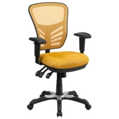 Flash Furniture Mid-Back Mesh Multifunction Executive Swivel Ergonomic Office Chair With Adjustable Arms -Flash Furniture Shop GUEST a8cd4f5b 9d5a 4b73 aac0 aaba7899a601