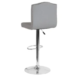 Flash Furniture Bellagio Contemporary Adjustable Height Crown Back Barstool With Accent Nail Trim -Flash Furniture Shop GUEST a92c4c29 0e77 42a5 a4c5 51911e38375a