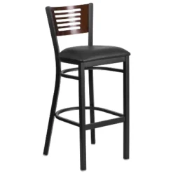 Flash Furniture Black Decorative Slat Back Metal Restaurant Barstool -Flash Furniture Shop GUEST aa18eb74 3f42 40ea a945 4e65556ad252