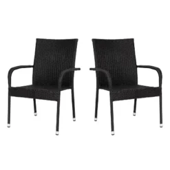 Flash Furniture Maxim Indoor/Outdoor Wicker Dining Chairs With Fade & Weather-Resistant Steel Frames For Patio And Deck 24 Flash Furniture Maxim Indoor/Outdoor Wicker Dining Chairs With Fade & Weather-Resistant Steel Frames For Patio And Deck -Flash Furniture Shop GUEST aa7d979c 3c4a 4ab3 a584 1793205d0e2a