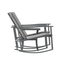 Flash Furniture Brazos 3 Piece Outdoor Rocking Chair Bistro Set With Flex Comfort Material And Metal Framed Glass Top Table -Flash Furniture Shop GUEST ab43a331 54ed 4728 9a92 5cca05950c09