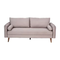 Flash Furniture Evie Mid-Century Modern Sofa With Fabric Upholstery & Solid Wood Legs -Flash Furniture Shop GUEST ac1bf97a 74be 4005 9d3f 45faceb86e92