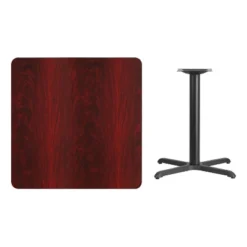 Flash Furniture 36'' Square Laminate Table Top With 30'' X 30'' Table Height Base