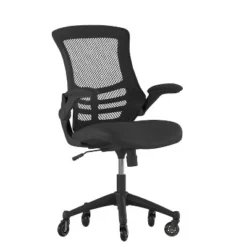 Flash Furniture Kelista Mid-Back Swivel Ergonomic Task Office Chair With Flip-Up Arms And Transparent Roller Wheels 23 Flash Furniture Kelista Mid-Back Swivel Ergonomic Task Office Chair With Flip-Up Arms And Transparent Roller Wheels -Flash Furniture Shop GUEST b1f74c29 90f1 4695 b598 74ddef2d6996