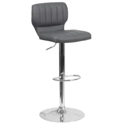 Flash Furniture Contemporary Vinyl Adjustable Height Barstool With Vertical Stitch Back And Chrome Base 30 Flash Furniture Contemporary Vinyl Adjustable Height Barstool With Vertical Stitch Back And Chrome Base -Flash Furniture Shop GUEST b1fb3af1 3ff2 4473 9ffe a17967d890e4