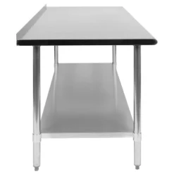 Flash Furniture Stainless Steel 18 Gauge Prep And Work Table With 1.5" Backsplash And Undershelf, NSF -Flash Furniture Shop GUEST b21814c9 52f0 4f06 a110 5618cedd78f6