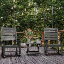 Flash Furniture Halifax Outdoor Folding Side Table, Portable All-Weather HDPE Adirondack Side Table -Flash Furniture Shop GUEST b52253e7 4d86 4472 b782 a4db57703d56