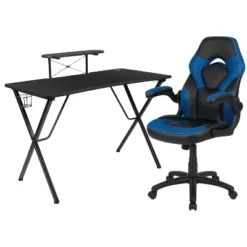 Flash Furniture Gaming Desk And Racing Chair Set With Cup Holder, Headphone Hook, And Monitor/Smartphone Stand -Flash Furniture Shop GUEST b5bf90b4 81f4 40c4 8c9f 1a52f29d7b17