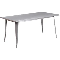 Flash Furniture Commercial Grade 31.5" X 63" Rectangular Metal Indoor-Outdoor Table -Flash Furniture Shop GUEST b73b66eb e222 4008 8e81 9cbe25151a73