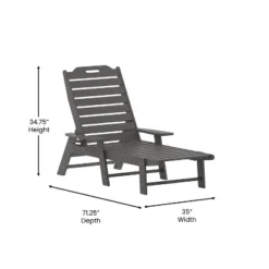 Flash Furniture Monterey Set Of 2 Adjustable Adirondack Loungers With Cup Holders- All-Weather Indoor/Outdoor HDPE Lounge Chairs -Flash Furniture Shop GUEST b81f547a 4fc2 4262 bc25 6f3c94935625
