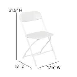 Flash Furniture Hercules™ Series Plastic Folding Chair - 4 Pack 650LB Weight Capacity -Flash Furniture Shop GUEST b984c626 f90f 4c84 a656 bfe54bde632c
