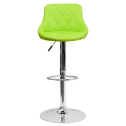 Flash Furniture Contemporary Vinyl Bucket Seat Adjustable Height Barstool With Diamond Pattern Back And Chrome Base -Flash Furniture Shop GUEST bb842683 7600 450f b613 77c3af850c84