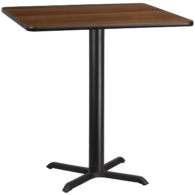 Flash Furniture 42'' Square Laminate Table Top With 33'' X 33'' Bar Height Table Base 5 Flash Furniture 42'' Square Laminate Table Top With 33'' X 33'' Bar Height Table Base - Image 5