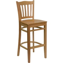 Flash Furniture Vertical Slat Back Wooden Restaurant Barstool -Flash Furniture Shop GUEST bbd47500 cf6b 4155 ac3e 92a3409b3564