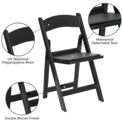 Flash Furniture Hercules™ Folding Chair - Resin– 4 Pack 1000LB Weight Capacity Event Chair -Flash Furniture Shop GUEST bc35e58b ecd6 4233 8834 8c949f034328