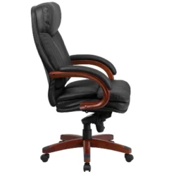 Flash Furniture High Back Black LeatherSoft Executive Ergonomic Office Chair With Synchro-Tilt Mechanism, Mahogany Wood Base And Arms 15 Flash Furniture High Back Black LeatherSoft Executive Ergonomic Office Chair With Synchro-Tilt Mechanism, Mahogany Wood Base And Arms -Flash Furniture Shop GUEST bd0c59d9 a923 4af2 9bac 91e19485dec0