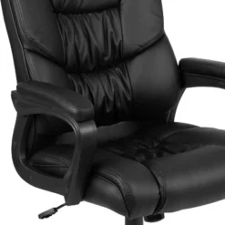 Flash Furniture Flash Fundamentals Big & Tall 400 Lb. Rated LeatherSoft Swivel Office Chair With Padded Arms -Flash Furniture Shop GUEST bda4a818 7306 4f72 abd1 80b000c5744b