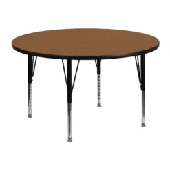 Flash Furniture 48'' Round Thermal Laminate Activity Table - Height Adjustable Short Legs 7 Flash Furniture 48'' Round Thermal Laminate Activity Table - Height Adjustable Short Legs -Flash Furniture Shop GUEST bf41c4a7 daa3 468f b877 9766788fa78a