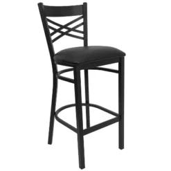 Flash Furniture Black ''X'' Back Metal Restaurant Barstool -Flash Furniture Shop GUEST c054d97f 7d67 461d 98a9 26cc750da25b