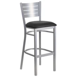 Flash Furniture Silver Slat Back Metal Restaurant Barstool -Flash Furniture Shop GUEST c058ee0d 5540 449c b911 3f8b2124549e