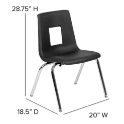 Flash Furniture Advantage 4-pack Student Stack School Chair - 16-inch -Flash Furniture Shop GUEST c07307a0 a4d5 4461 8022 06efbc9aabca