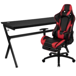 Flash Furniture Gaming Desk And Footrest Reclining Gaming Chair Set - Cup Holder/Headphone Hook/Removable Mouse Pad Top/Wire Management 31 Flash Furniture Gaming Desk And Footrest Reclining Gaming Chair Set - Cup Holder/Headphone Hook/Removable Mouse Pad Top/Wire Management -Flash Furniture Shop GUEST c0e2bfcb 80ee 40c3 972d a472f05e6cb1