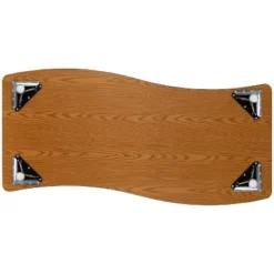 Flash Furniture 26"W X 60"L Rectangle Wave Flexible Collaborative Thermal Laminate Activity Table - Height Adjustable Short Legs -Flash Furniture Shop GUEST c1a90ce1 c2cf 47c2 b2fc f29111c4537b