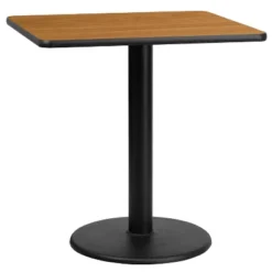 Flash Furniture 30'' Square Laminate Table Top With 18'' Round Table Height Base -Flash Furniture Shop GUEST c250036c 6880 40d3 a42c f5414ce920d6