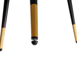 Flash Furniture Kora Commercial Grade Low Back Barstools-LeatherSoft Upholstery-Iron Frame-Integrated Footrest-Gold Tipped Legs-Set Of 2 -Flash Furniture Shop GUEST c2bae3d8 ff77 4376 b9cf acd501f6023f