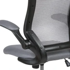 Flash Furniture Mid-Back Mesh Ergonomic Drafting Chair With Adjustable Foot Ring And Flip-Up Arms -Flash Furniture Shop GUEST c33d8487 f22e 42d2 95d7 9b68b807409e