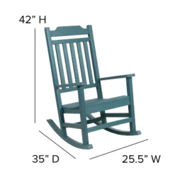 Flash Furniture Winston All-Weather Poly Resin Wood Rocking Chair 16 Flash Furniture Winston All-Weather Poly Resin Wood Rocking Chair -Flash Furniture Shop GUEST c4e90dcc 23a8 4c45 b328 52880680cbc1