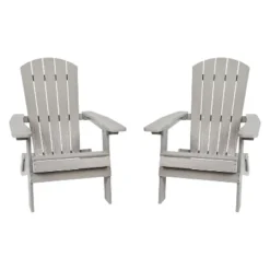 Flash Furniture Set Of 2 Charlestown All-Weather Poly Resin Folding Adirondack Chair -Flash Furniture Shop GUEST c4ef145d d0a8 43e7 9dbd 955b00499e1c